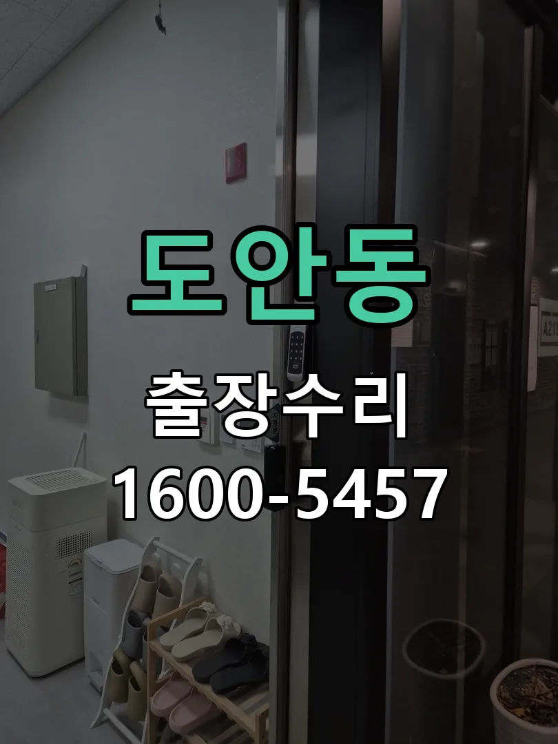 도안동 도어락 열쇠 출장 수리