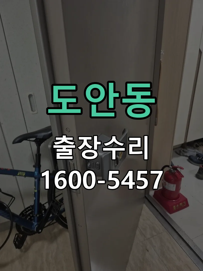 도안동 교체 작업 진행