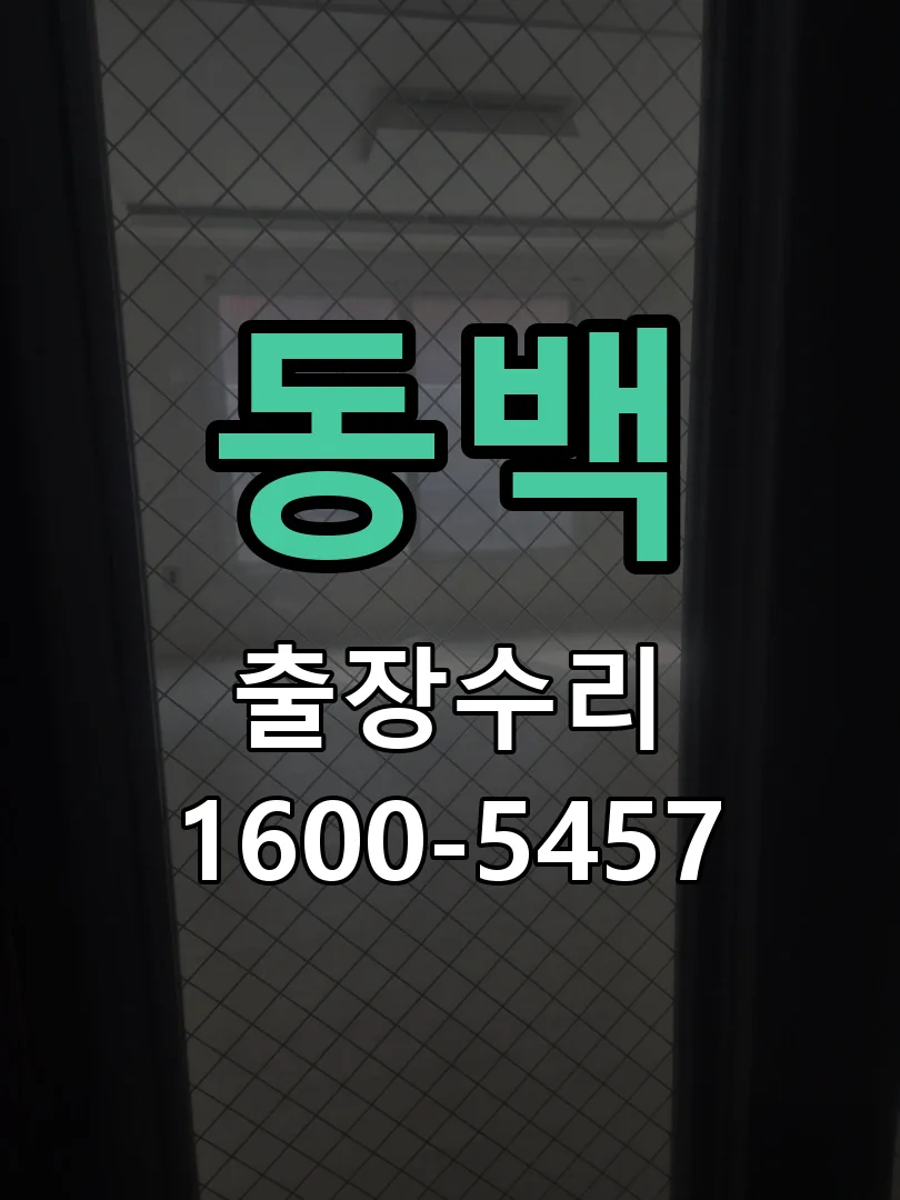 동백 잠금장치 동작 확인