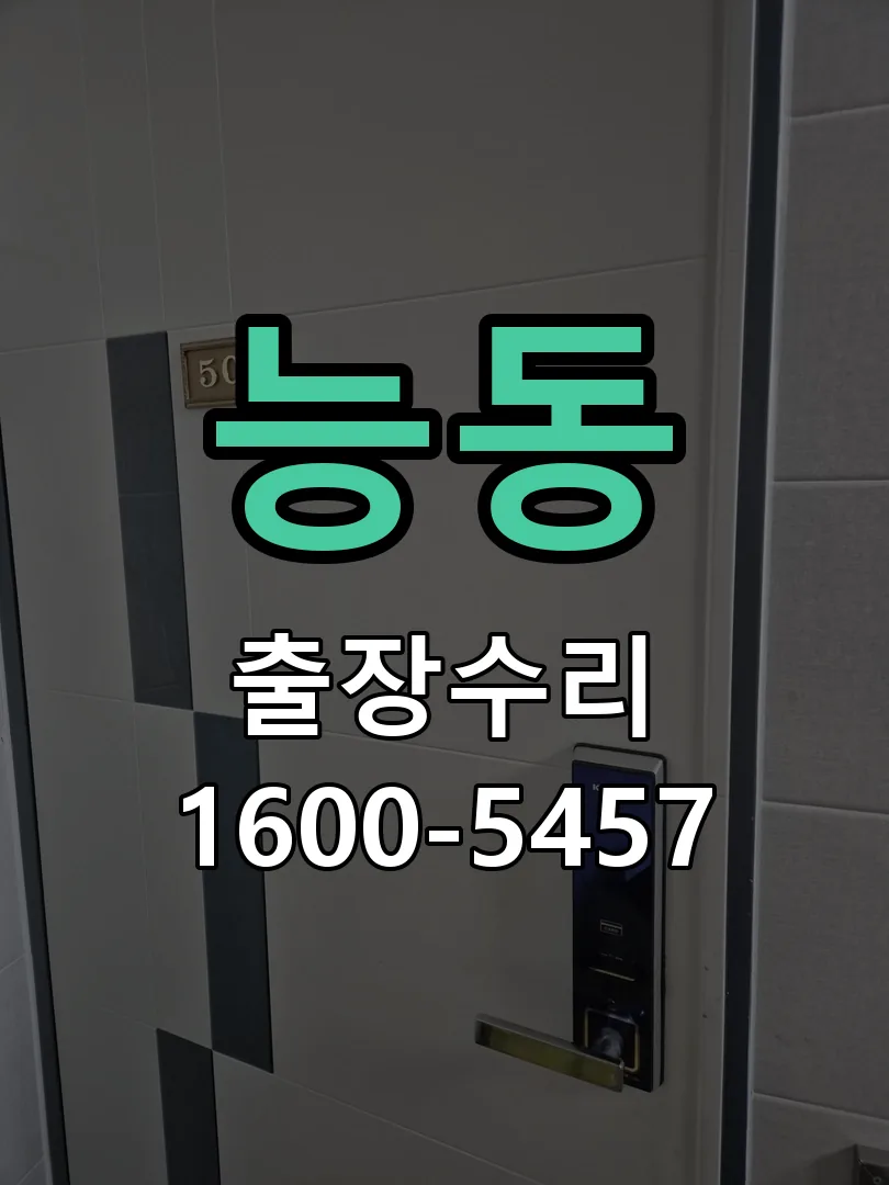 능동 도어락 열쇠 출장 수리