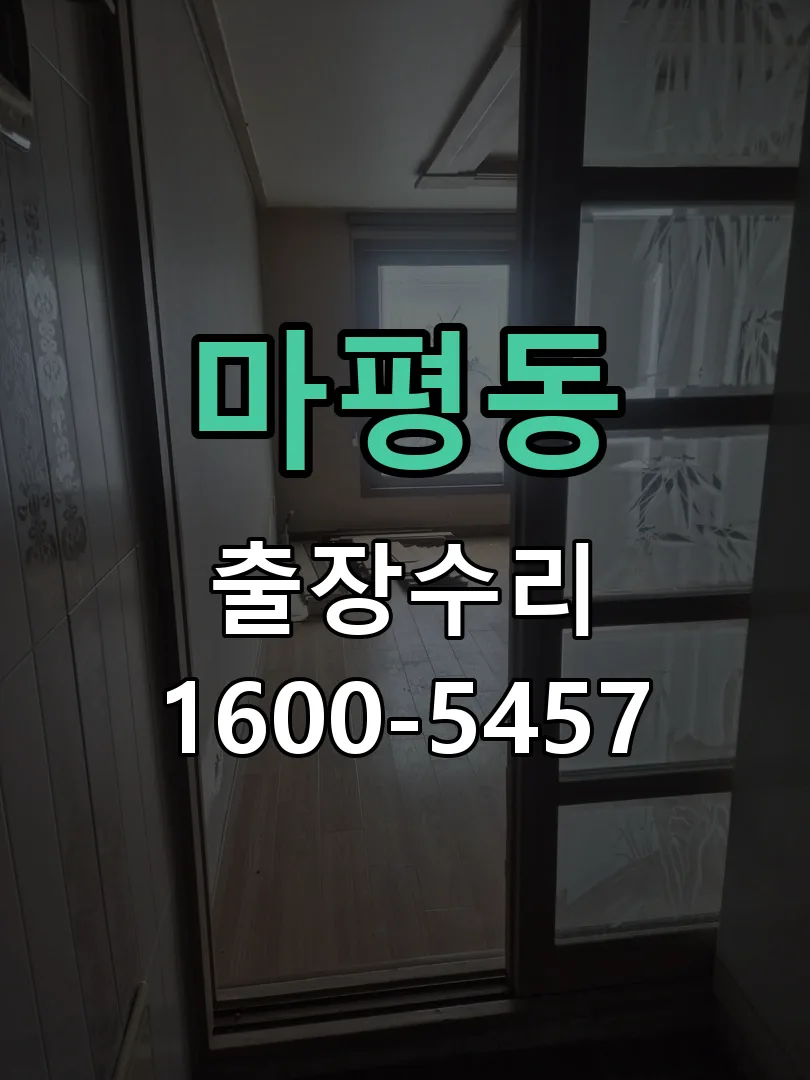 마평동 잠금장치 동작 확인