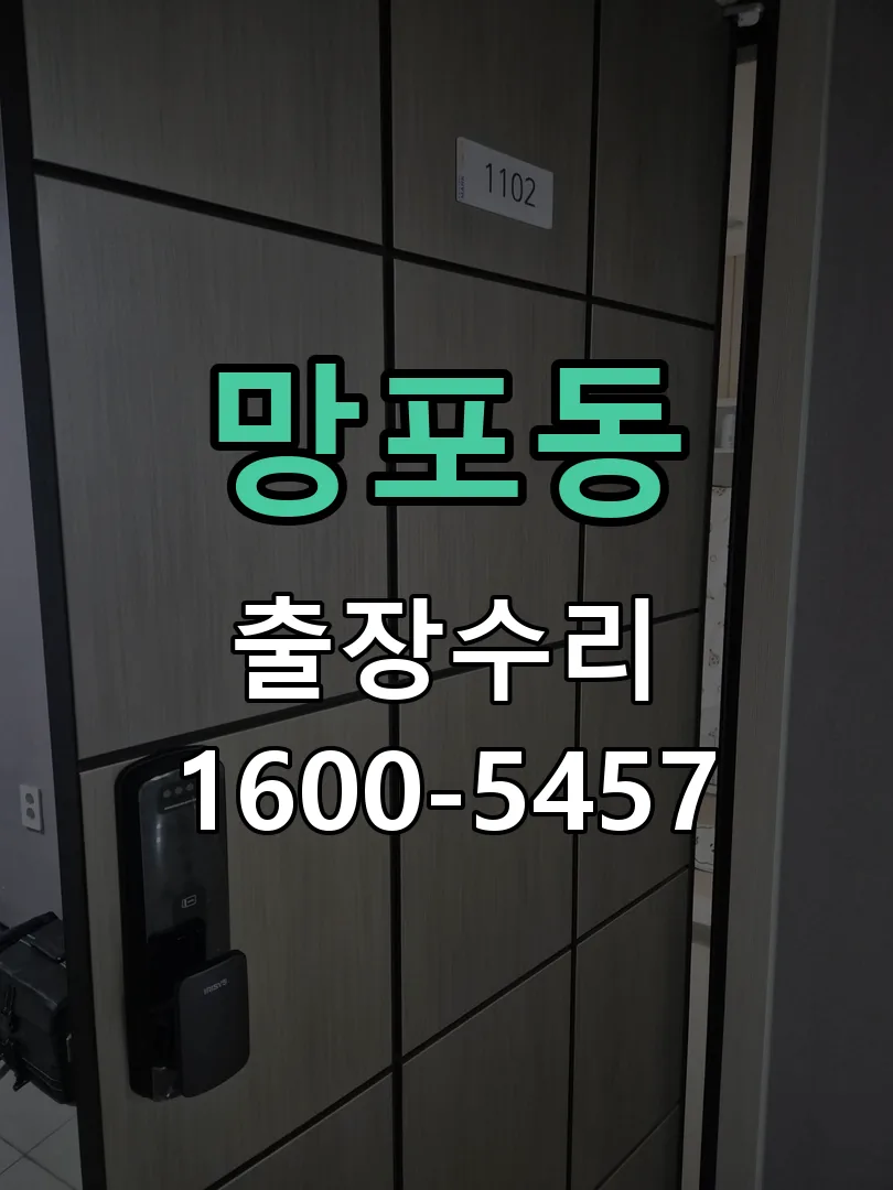 망포동 잠금장치 동작 확인