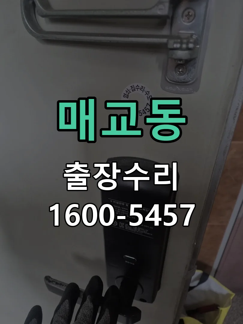 매교동 현장 도착 후 상태 확인