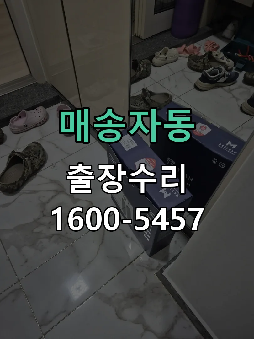 매송자동 본체 분리 및 내부 점검