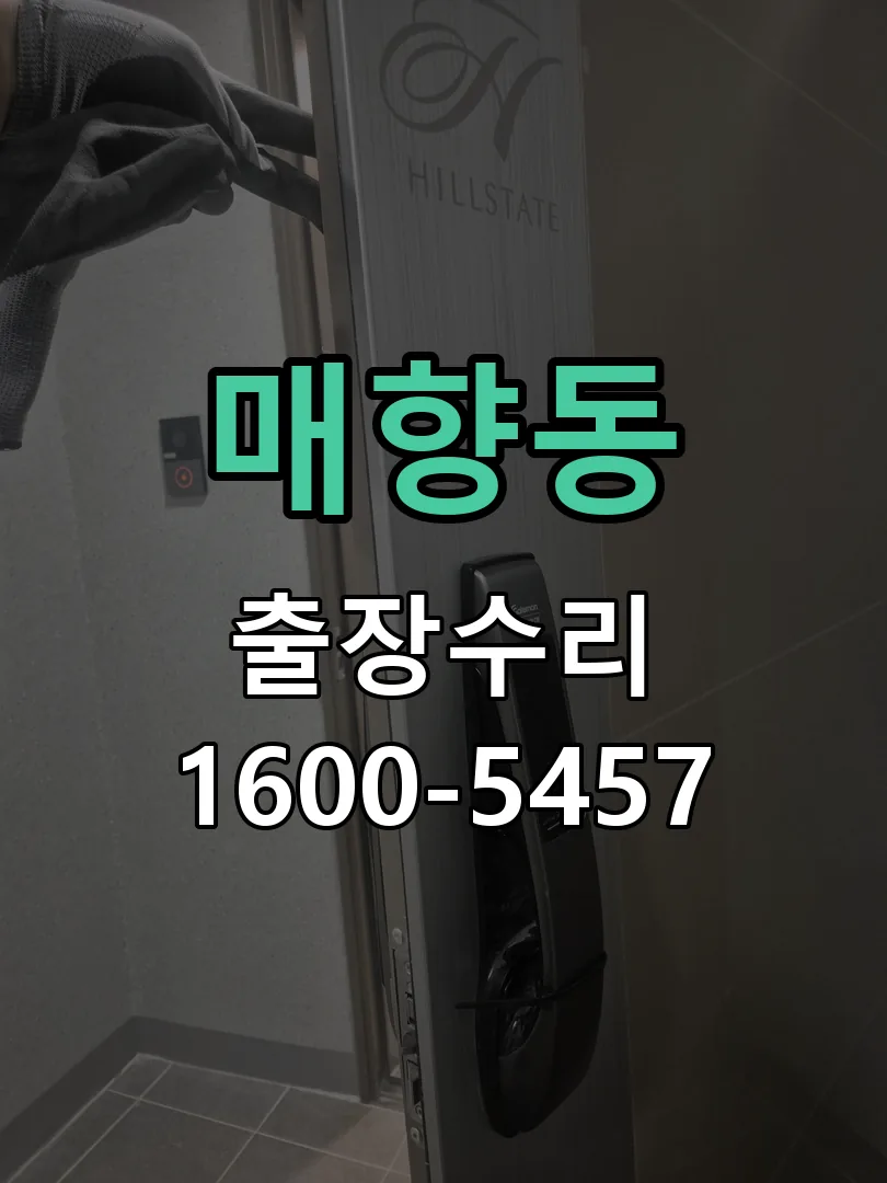 매향동 현장 도착 후 상태 확인