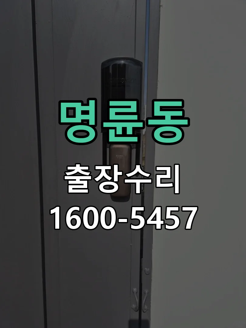 명륜동 배선·접점 정리