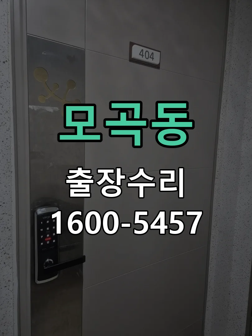 모곡동 도어락 열쇠 출장 수리