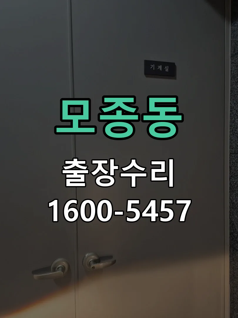 모종동 도어락 열쇠 출장 수리