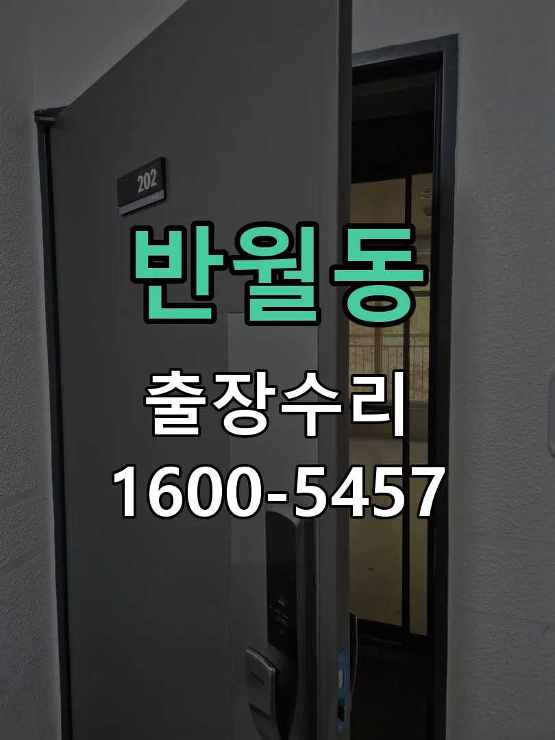 반월동 잠금장치 동작 확인