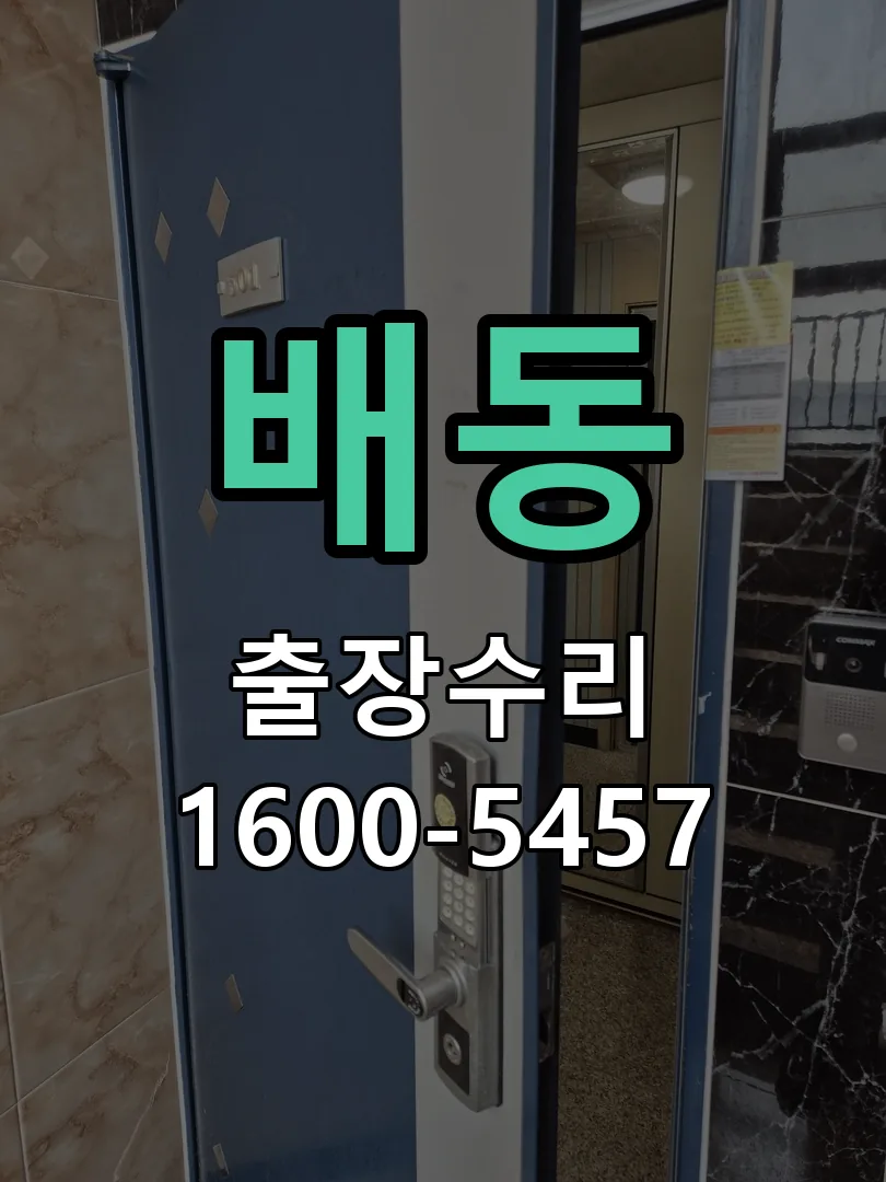 배동 도어락 열쇠 출장 수리