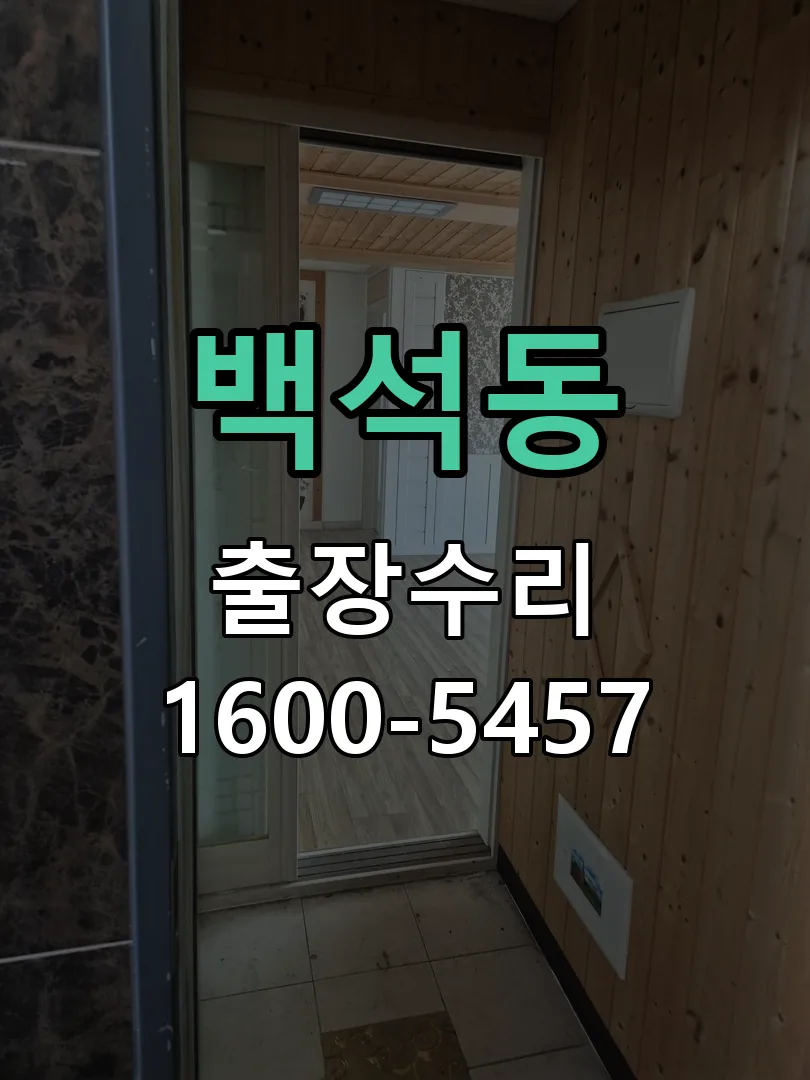 백석동 잠금장치 동작 확인