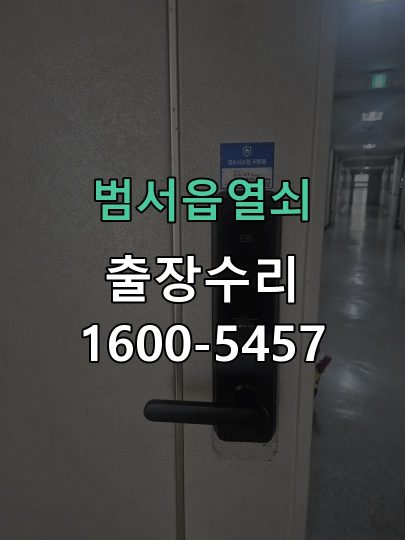 경기 도어락 열쇠 출장 수리