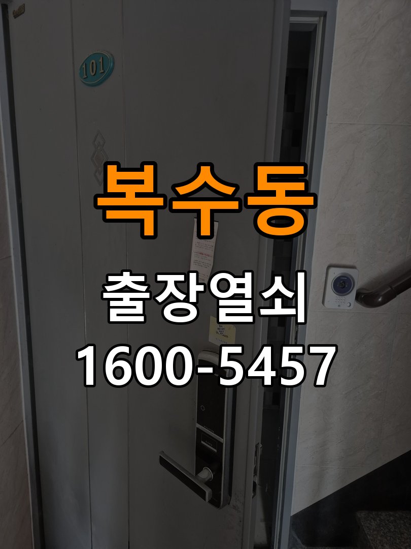 복수동열쇠 원룸 보조키 특수키 안전고리 추가 설치 환경 확인 참고 사진 3