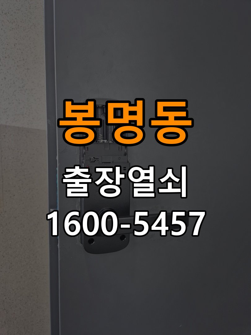 봉명동열쇠 빌라 현관문 페인트칠 후 도어락 뻑뻑함 해결 방법 참고 사진 1