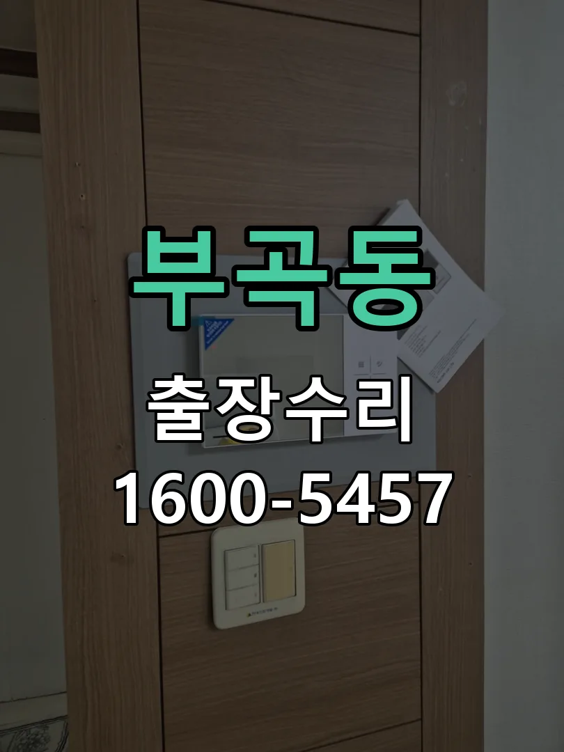 부곡동 도어락 열쇠 출장 수리