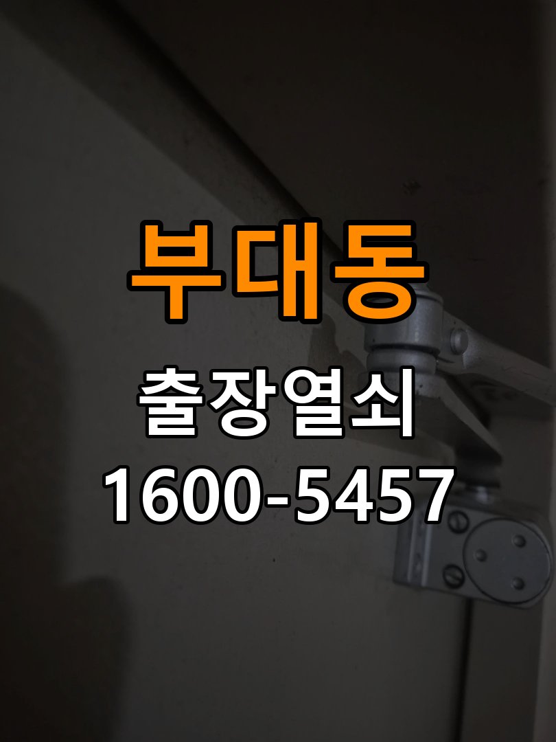 부대동 현관문 보조키 열쇠 분실 키통 교체 작업 완료 후 정상 작동 확인