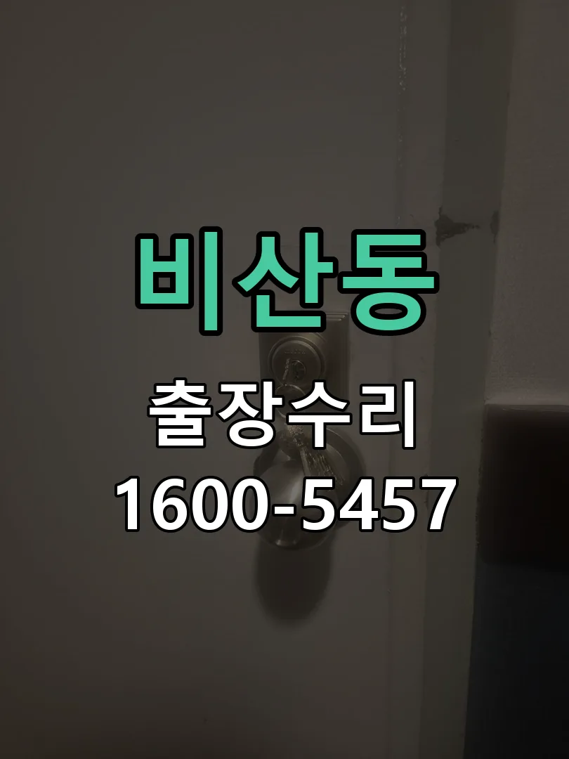 비산동 도어락 열쇠 출장 수리