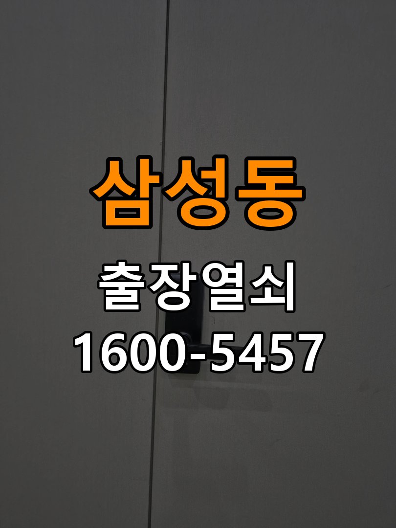 삼성동열쇠 상가 방문 모티스 래치볼트 걸림 안열림 출장 조치 방법 참고 사진 2