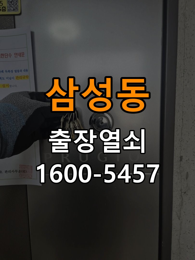 삼성동열쇠 상가 방문 모티스 래치볼트 걸림 안열림 출장 조치 방법 참고 사진 5