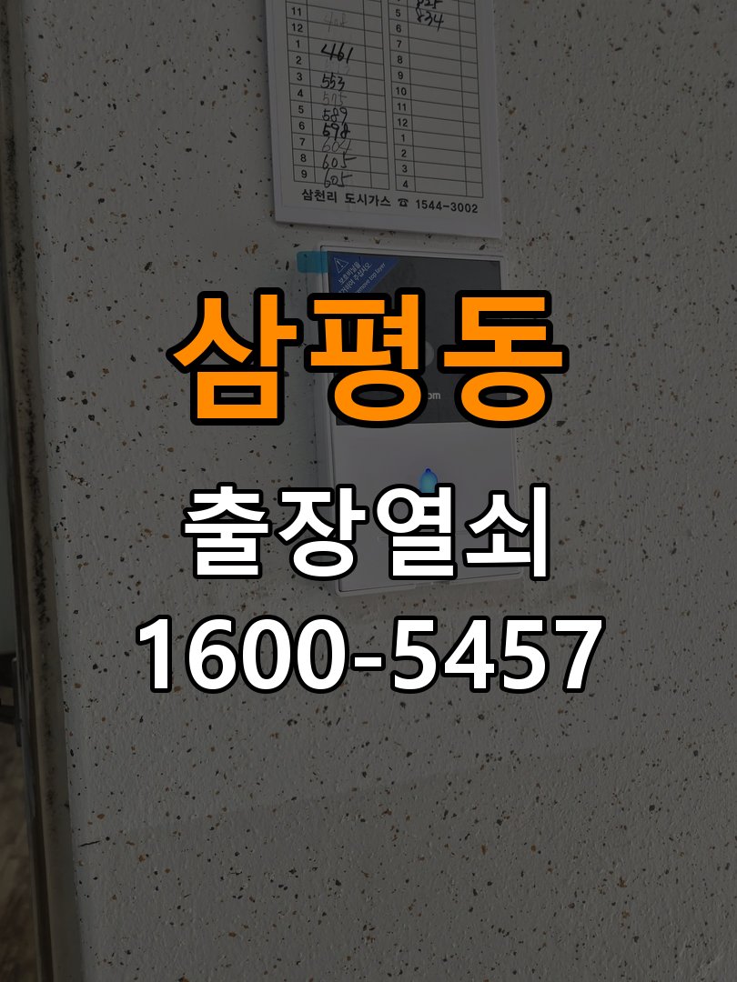 삼평동열쇠 아파트 월세집 도어락 교체 전 설치 환경 확인방법 참고 사진 2