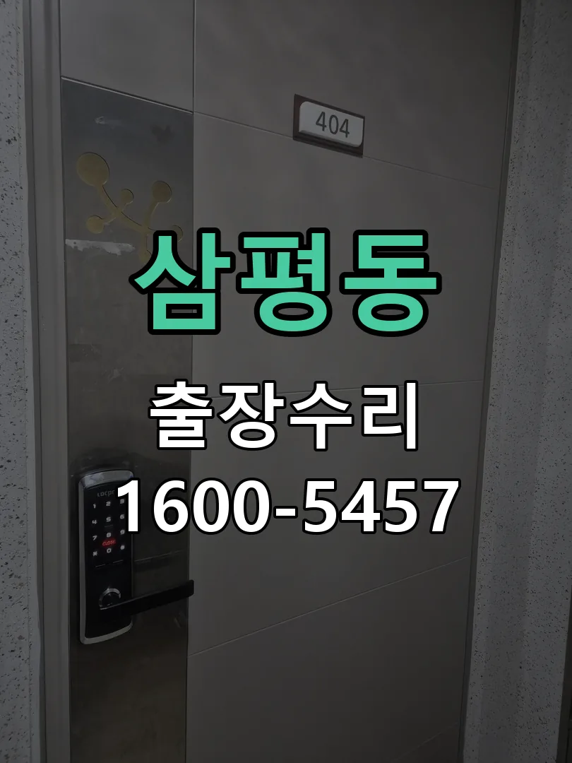 삼평동 배선·접점 정리