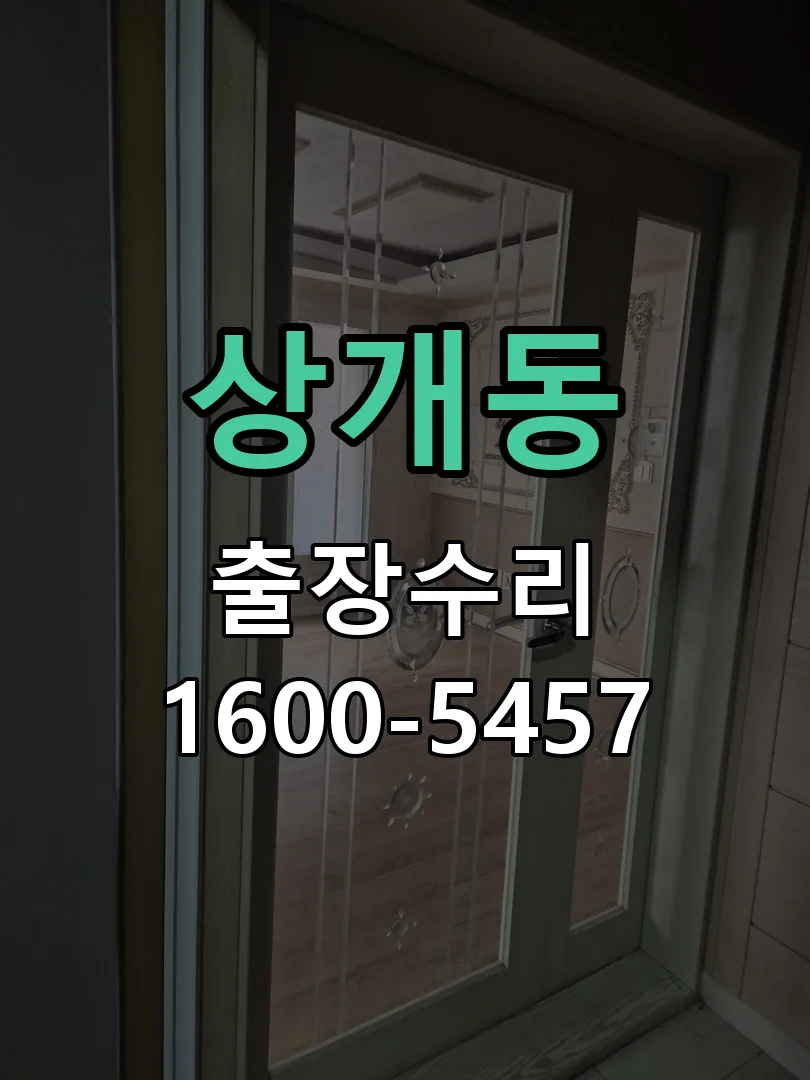 상개동 잠금장치 동작 확인