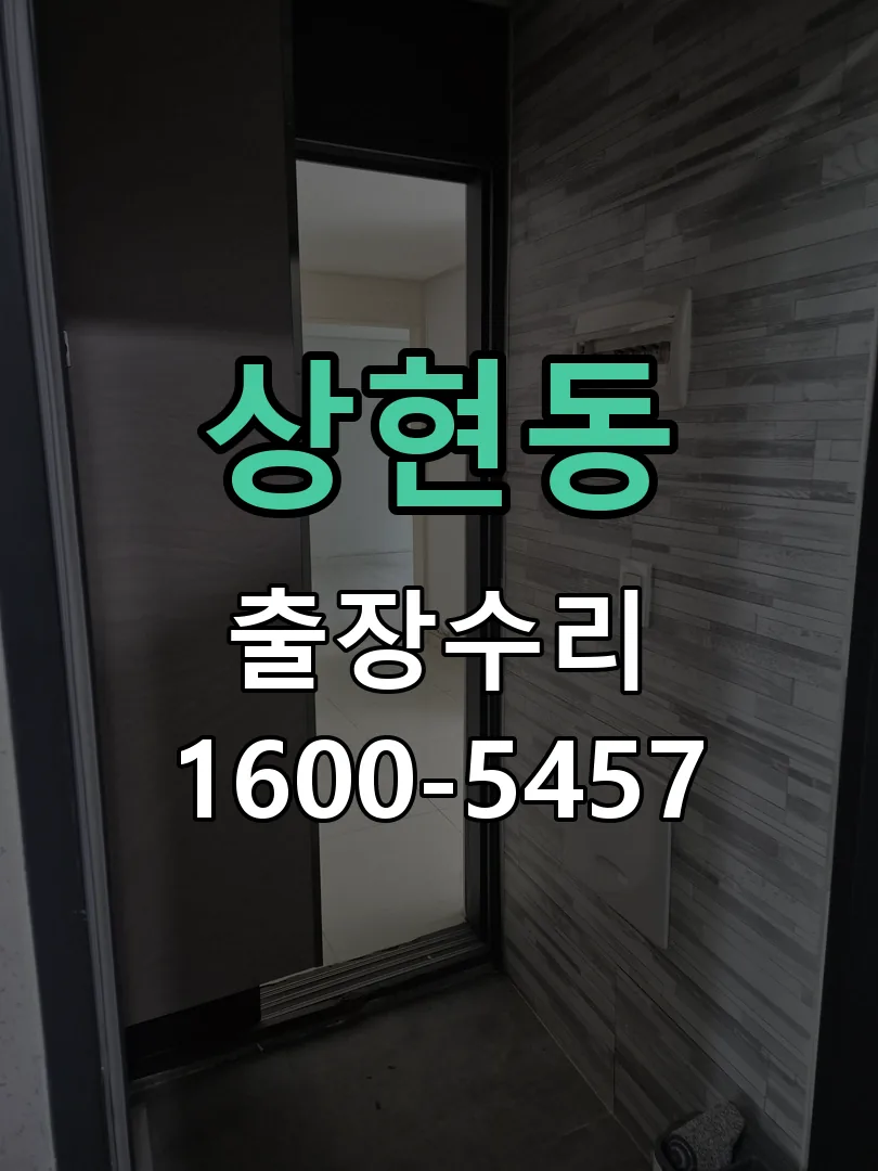 상현동 잠금장치 동작 확인