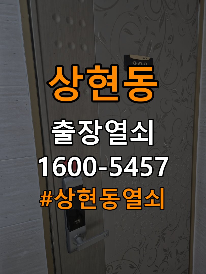 상현동열쇠 다세대주택 현관문 처짐 및 도어클로저 속도 조절 참고 사진 3