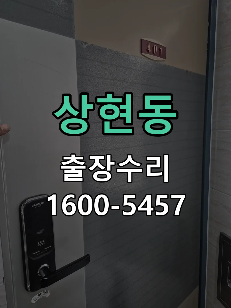 상현동 잠금장치 동작 확인