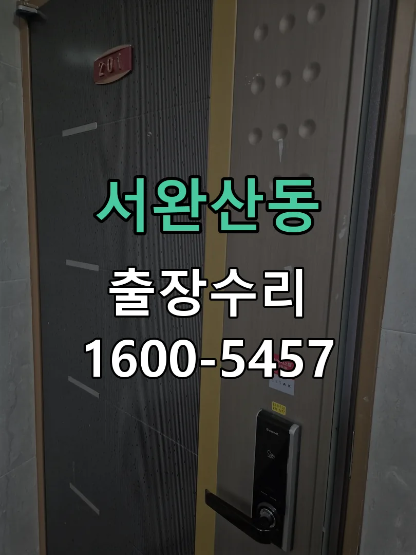 서완산동 도어락 열쇠 출장 수리