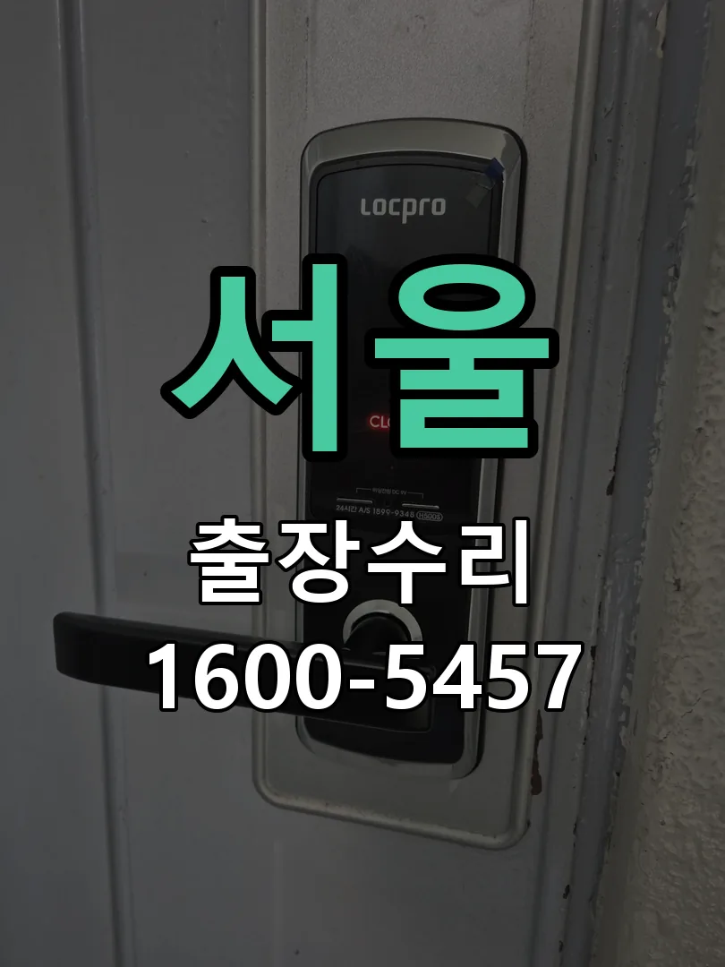 서울 잠금장치 동작 확인