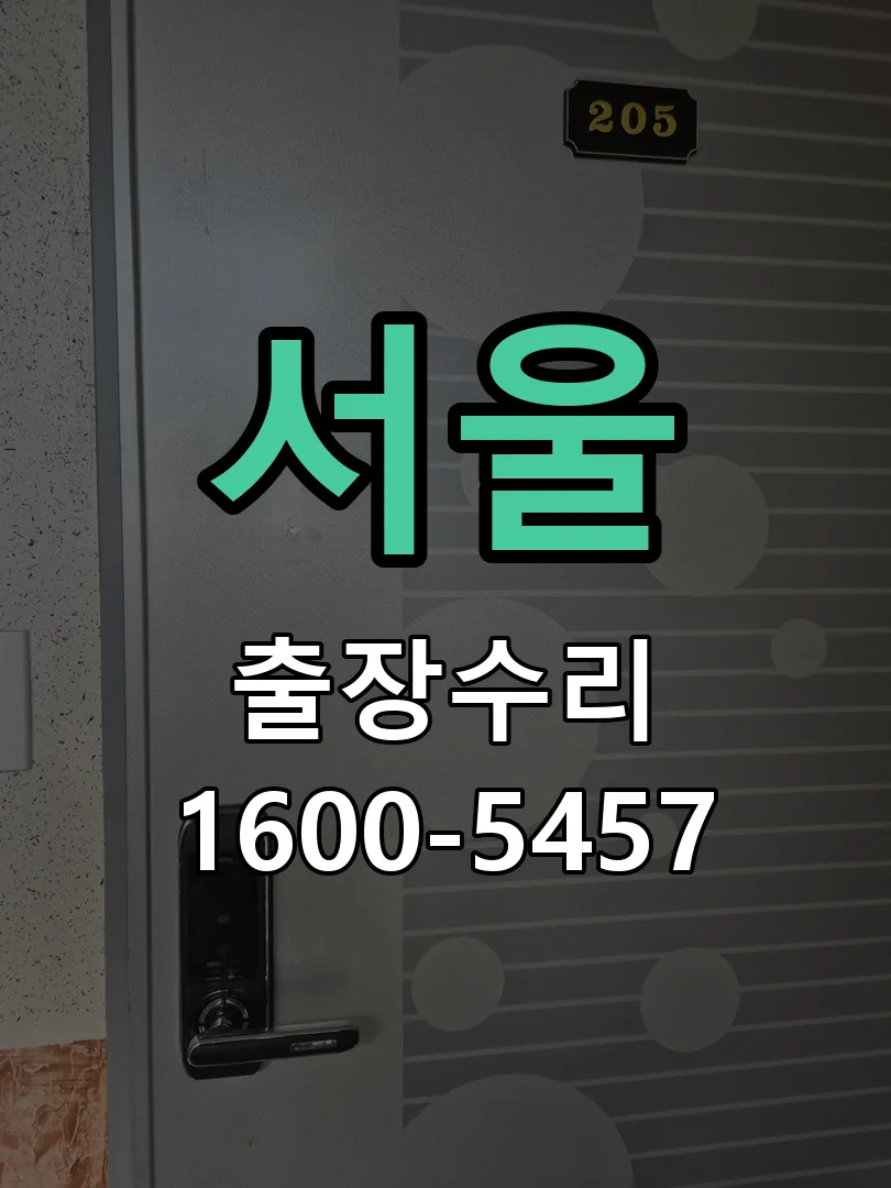 서울 도어락 열쇠 출장 수리