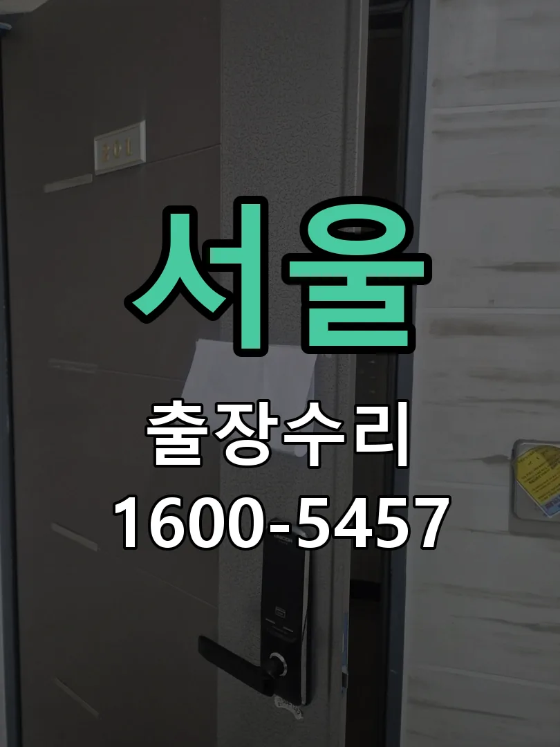 서울 잠금장치 동작 확인