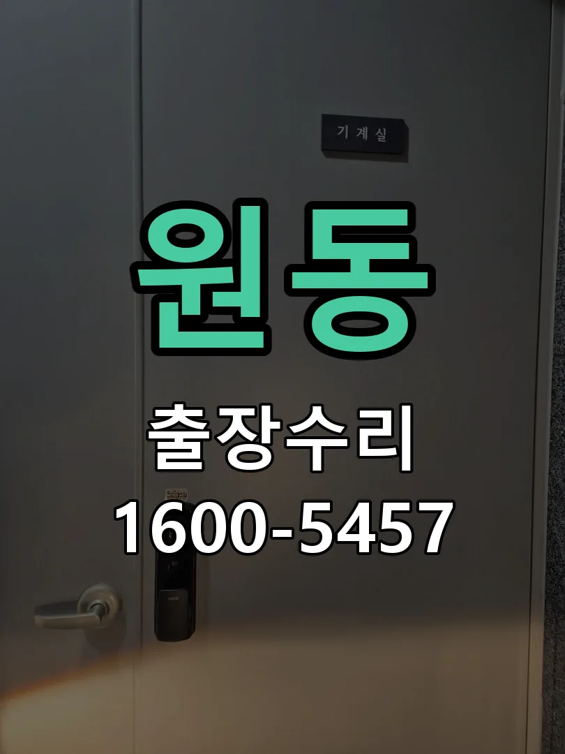 원동 도어락 열쇠 출장 수리
