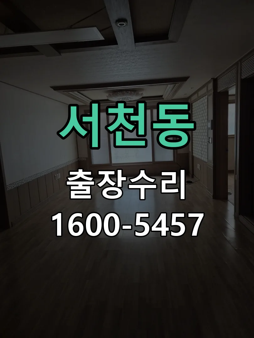 서천동 도어락 열쇠 출장 수리