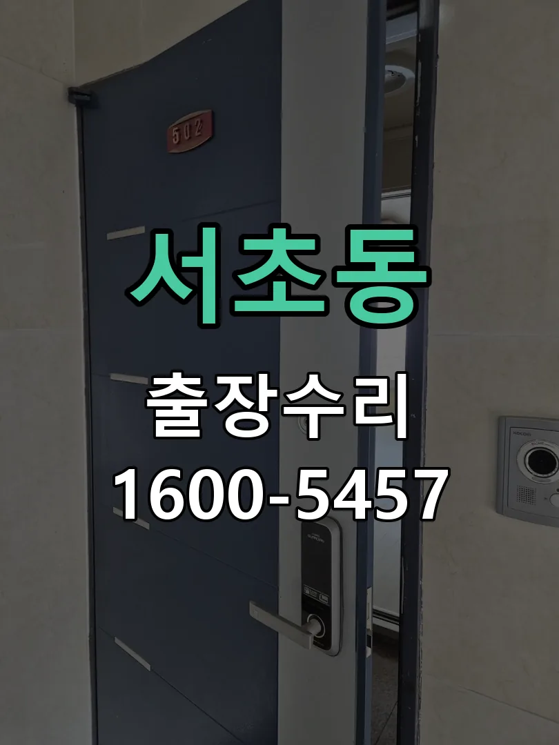 서초동 잠금장치 동작 확인