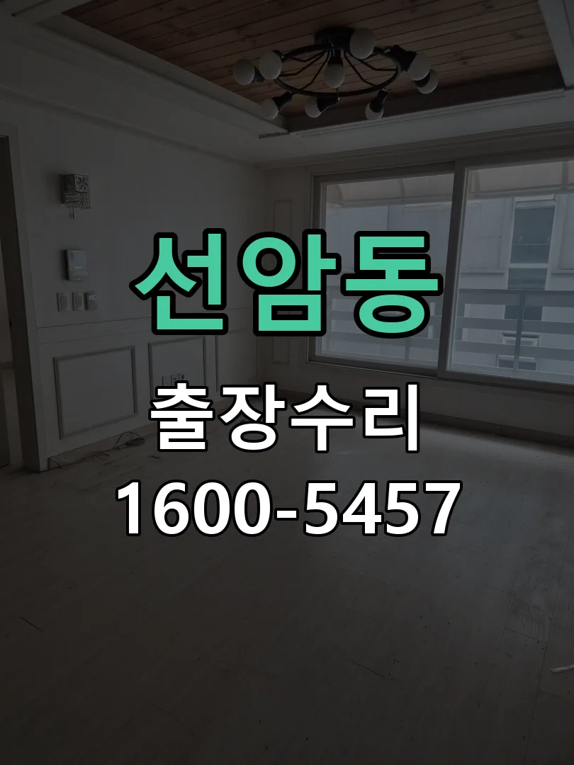 선암동 도어락 열쇠 출장 수리