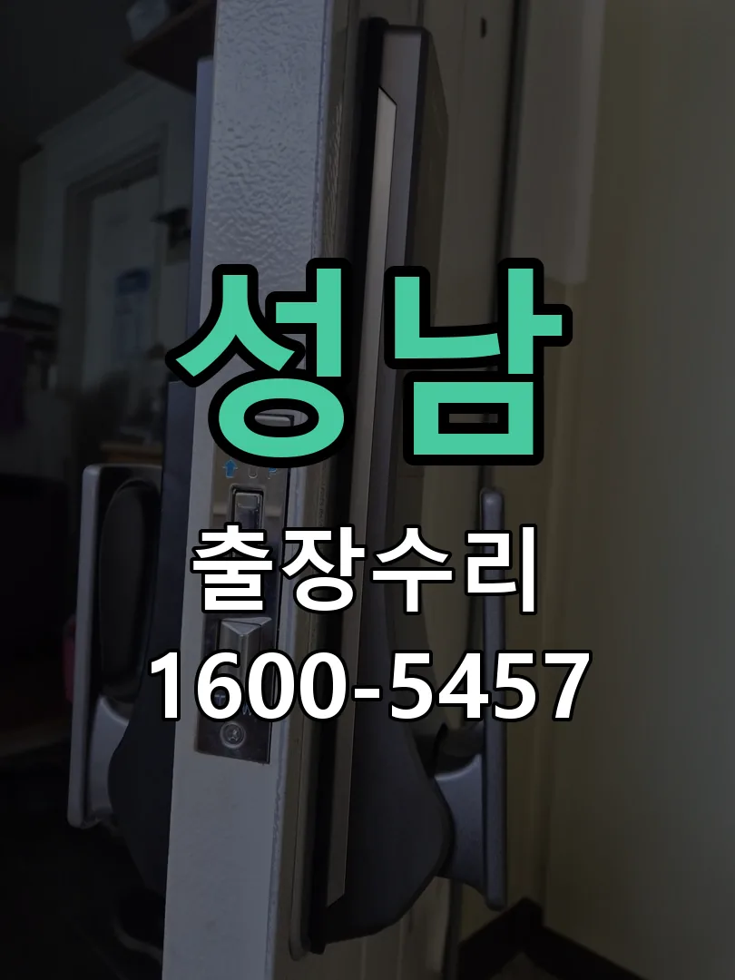 성남 잠금장치 동작 확인