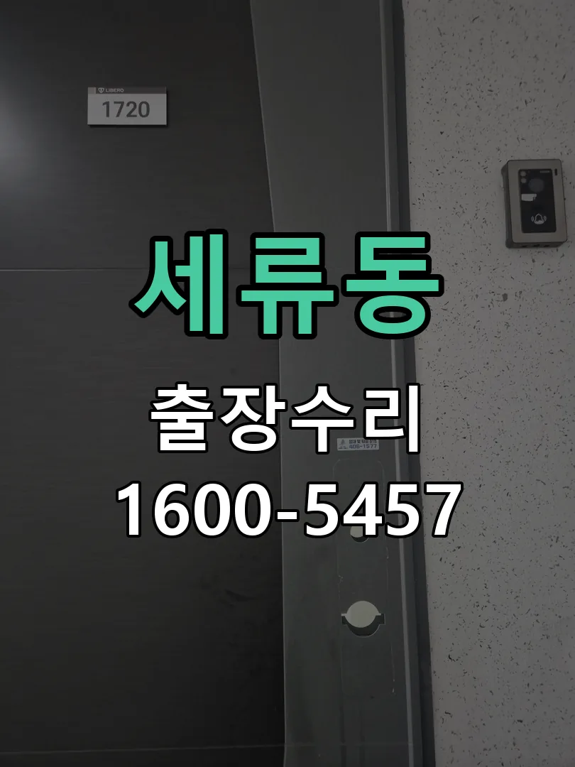 세류동 잠금장치 동작 확인