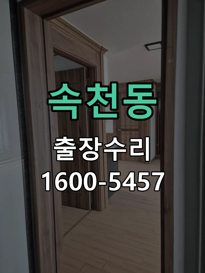 속천동 본체 분리 및 내부 점검