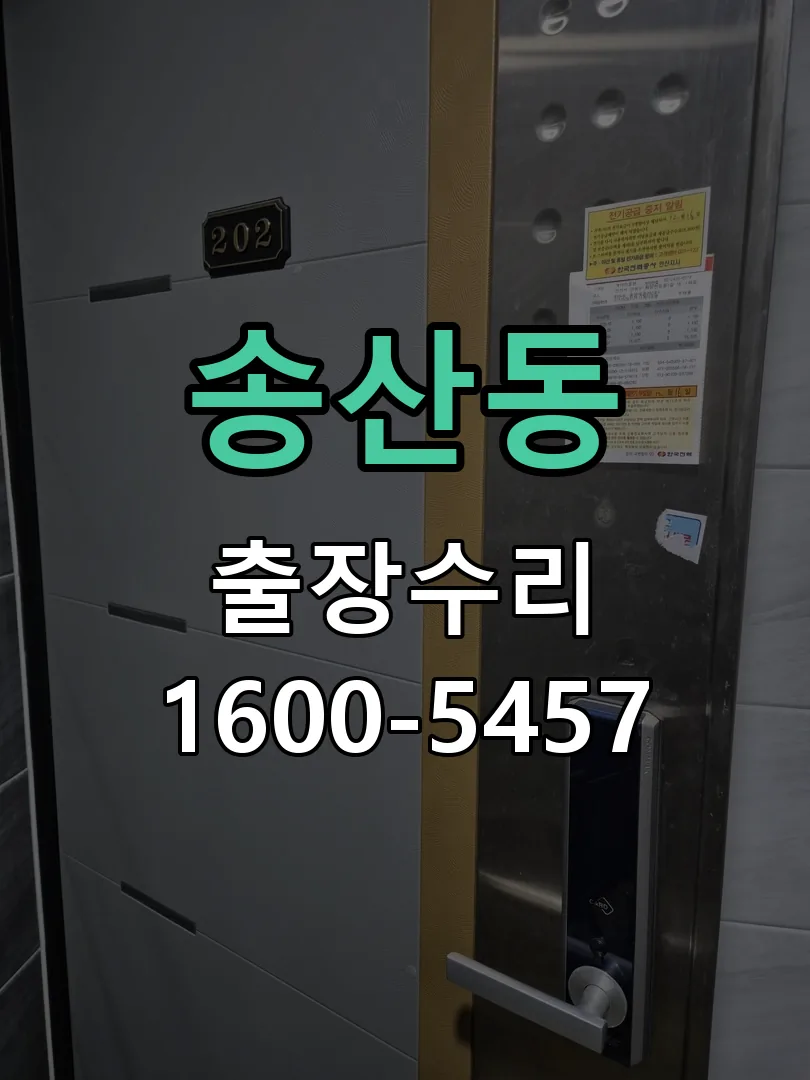 송산동 도어락 열쇠 출장 수리