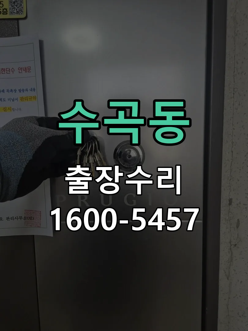 수곡동 도어락 열쇠 출장 수리