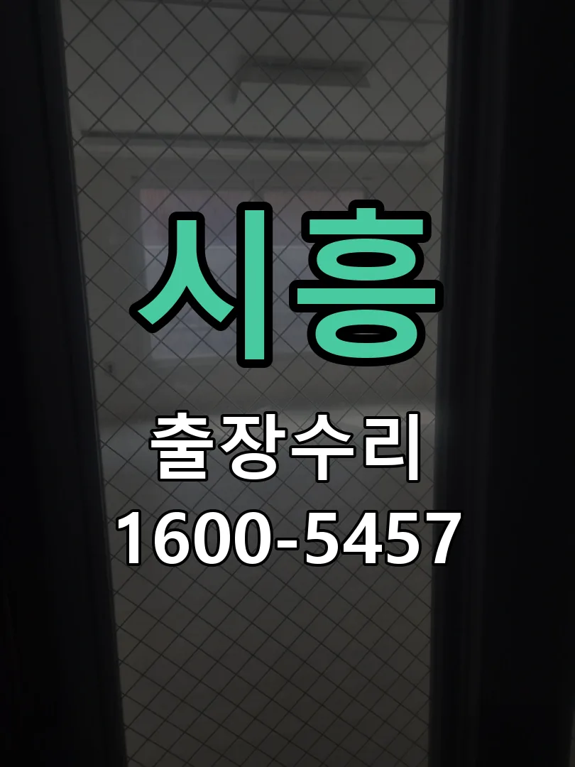시흥 잠금장치 동작 확인