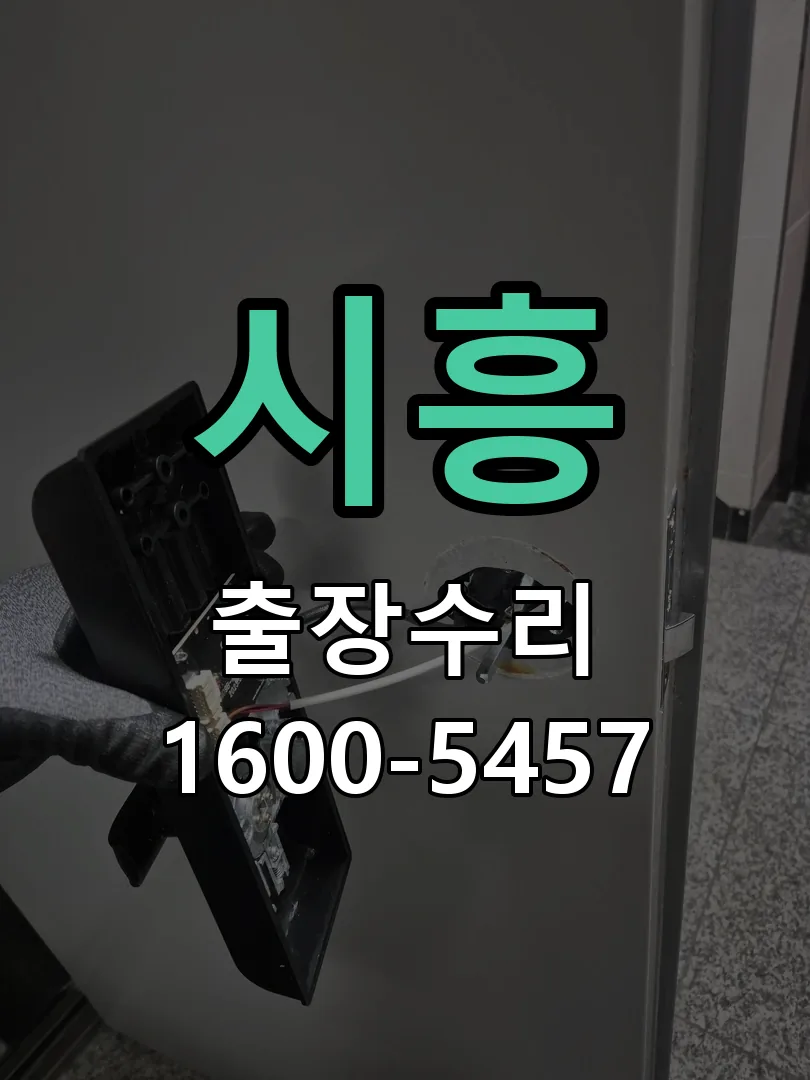 시흥 도어락 열쇠 출장 수리