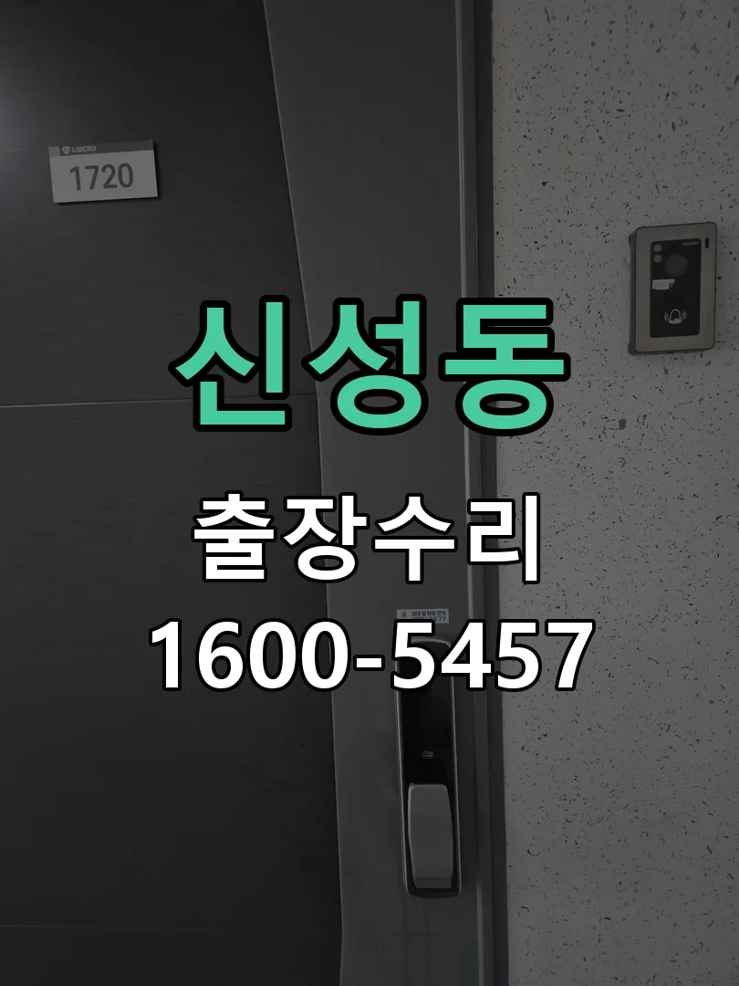 신성동 잠금장치 동작 확인