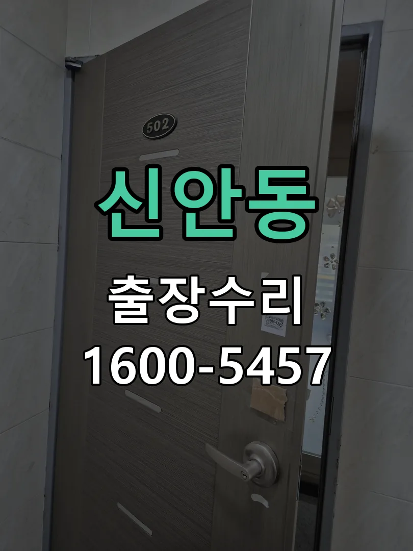 신안동 도어락 열쇠 출장 수리