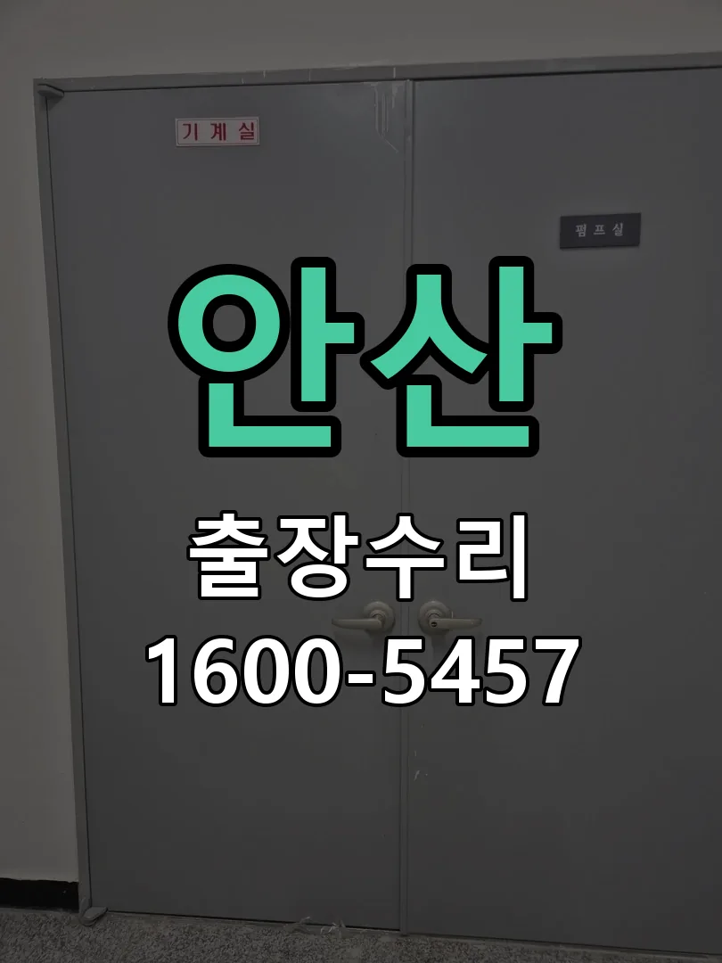 안산 도어락 열쇠 출장 수리