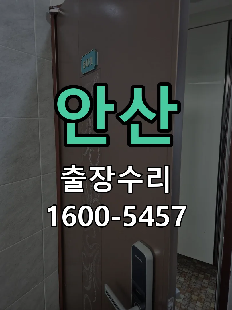 안산 도어락 열쇠 출장 수리