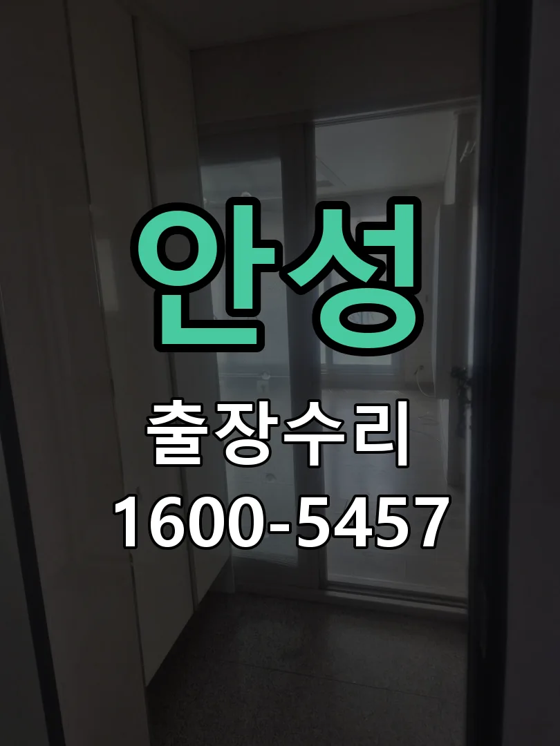 안성 도어락 열쇠 출장 수리