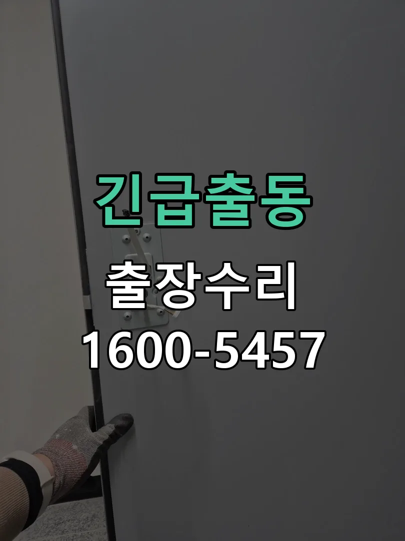 긴급출동 잠금장치 동작 확인
